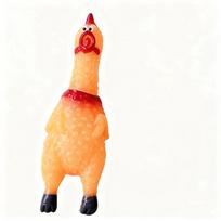 1Pcs Screaming Chicken Sound Toy Keyring Rubber Screaming Chicken Keychain Bag Pendant Friend Gift Decor A1