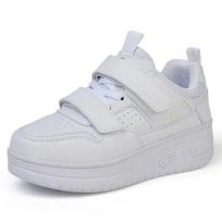 New Children's Roller Skates Boys Girls Double Wheel Unisex Roller Skates Shoes New Sneakers  Outdoor Sports Casual Shoes 41 balta