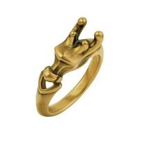 Adjustable Open Ring Men Women Vintage Dragon Zodiac Copper Plated Antique Gold Geometric Statement Adjustable Open Band