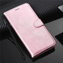 Leather Wallet Phone Case For Sony Xperia 1 II 5 III 10 IV Holder Card Flip Stand Cover For Sony Xperia 1 VII 5V 10 VI Bag Coque For Xperia 1 II rožinio aukso spalvos