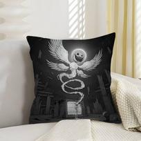 Action Game The Binding Of Isaac Lucky Dragon Pillow Cover Sofa Cushion Cover Home Room Decoration Children Gift Peach skin 18*18(CM)-1Pcs
