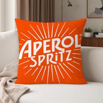Aperols Spritz Flannel Pillow Case Suitable For Bedrooms Living Rooms Cars Home Decoration Peach skin 18*18(CM)-1Pcs