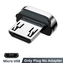 FONKEN Type C Micro USB kabelis Konvertavimo kištukas Magnetinio kabelio adapteris Magnetinis įkroviklio kabelio jungtis Mobiliojo telefono įkrovimo keitiklis Only Micro USB Plug