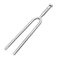 440 Hz Tuning Fork instrumentas, nešiojamas muzikos grotuvui sidabras