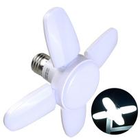 Nauja 1vnt E27 LED lemputės ventiliatoriaus formos LED lemputė AC85-265V 28W sulankstoma lemputė namų lubų šviesai 6500K (cold white)