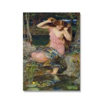 John William Waterhouse Vintage Wall Art Plakatas Magiškas apskritimas, raganos drobės tapybos spaudinys Jason ir Medea paveikslėlis namų dekoravimui be rėmelio 21*30cm black