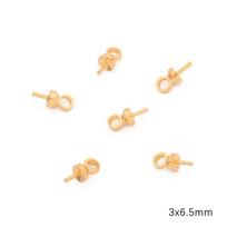 50 vnt. / Krepšyje pakabinamas dangtelis, nagai, vario medžiaga, rodžiu padengtas pakabukas, pasidaryk pats, papuošalų aksesuaras 3x6.5mm 50pcs auksinė