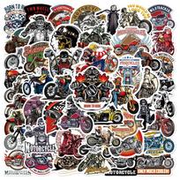 10/50 vnt. Puikūs retro motociklų lipdukai senoviniai šalmo grafiti lipdukai, skirti „pasidaryk pats“ bagažo nešiojamojo kompiuterio dviračio lipdukas 10pcs