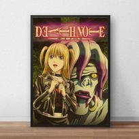 HD drobės tapyba Klasikinis anime Death Note Retro paveikslėlių baras Kavinė Sofa Sienų apdaila Svetainės Menininko namų plakatas 21cm×30cm NoFrame beige