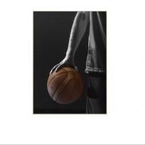 Krepšinio svajonių pop meno kūriniai Drobė Tapyba Sienų Menas Paveikslėliai ir spaudiniai Gyvenamiems Vaikams Miegamojo Namo apdaila Be rėmelio 21*30cm black