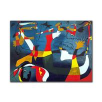 Garsus Abstraktus Joan Miro Drobės Paveikslas Modernūs Plakatai ir Spaudiniai Sienų Menas Paveikslas Svetainei Namų Sienų Dekoravimas Cuadro 21x30 No Frame