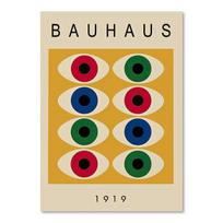„Bauhaus“ geometrinių linijų plakatai ir spaudiniai Abstraktus japonų sienų menas 21cm×30cm NoFrame
