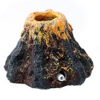 Vulkano formos Oro burbulo akmens deguonies siurblys burbulo žuvies disko puošmenos žiedo akmens talpyklos deguonies siurblio plokštės oro siurblys juoda