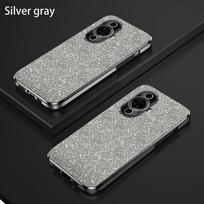 Prabangus gradientinis blizgantis dėklas, skirtas Huawei Nova 11 Pro 10 SE 9 9Z Y91 Y90 Y70 Plus Y61 8 8i 7 6 3 3i silikoninis galinis dangtelis Huawei P30 pilka