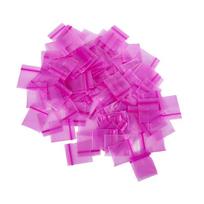 100 vnt. plastikiniai pakavimo maišeliai užtrauktuku piliulių pakavimo maišeliai Mini užtrauktuku užrakinami maišeliai su užtrauktuku maišelis su užtrauktuku rožinė