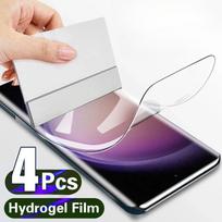 4 vnt. hidrogelio plėvelė, skirta Samsung Galaxy S24 S23 S20 S21 S22 Plus Ultra FE Note 20 9 10 Plus ekrano apsaugai iphone 11 gryna