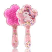 New Star Magic Combs Anti-static Massage Unicorn Hair Brushes Tangle Detangle Shower Massage Hair Brush Comb Salon Styling Tools pink