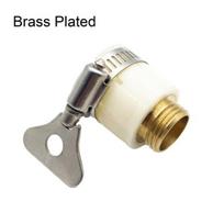 14mm-24mm Universalus virtuvės žarnos adapteris Žalvarinis čiaupo jungiklis Vamzdžio jungties įrankis Brass Plated beige