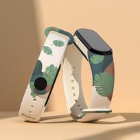 Laikrodžio dirželis, skirtas Xiaomi Mi Band 7 6 5 4 3 apyrankė silikoninė apyrankė Riešo dirželiai MiBand 3 4 juostos 6 juostos 7 išmaniojo laikrodžio priedas Mi Band 4 3 žalia