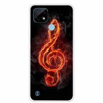 Prabangus silikoninis TPU minkštas telefono dėklas OPPO Realme C21Y telefonui Realme C21Y RMX3261 Coque smūgiams atsparus Realmi C 21 Y Funda Realme C21 gray