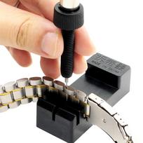 Laikrodžių remonto įrankis metalinis plieninis apyrankės nuėmiklis 5 dalių rinkinys apyrankės ilgio nustatymui