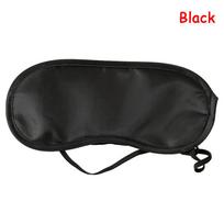 Polyester Blackout Eye Mask Sleep Color Kelioninė akių kaukė juoda