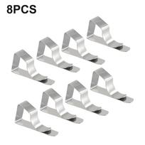 Stainless Steel Tablecloth Clip 5.1*2.6*1.3cm Accessories gray