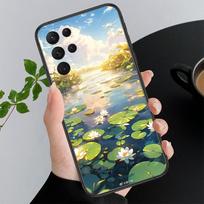 Anime Peizažo Meno Telefono Dėklas Samsung A52S A21S A33 A23 A13 A14 A32 A52 A53 A54 A51 A71 M51 A14 5G white