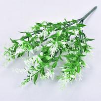 Dirbtinių gėlių plastikinių levandų netikrų augalų vestuvių namų sodo dekoravimas nuotakos puokštės fotografija balta