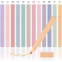 Ryškikliai Mielos Pastelinės Rašikliai 12 Spalvų Biblijos Rašikliai Ne prabėgs Su Minkštu galiuku Estetiški Rašikliai Žymekliai Kawaii Kanceliarinės prekės Studentams