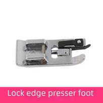 Elektrinė siuvimo mašina užrakinama krašto prispaudimo pėdelė Buitinė daugiafunkcė 8G specialioji pėdelė Overlock presser foot J21 8g