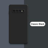Originalus skysto silikono dėklas, skirtas Samsung Galaxy S8 S9 S10 Plus S10E, minkštas saldainio tipo galinis dangtelis S8Plus S9Plus S10Plus E Fundas Samsung S8