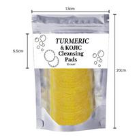 Turmeric Cleansing Pads Turmeric Cleansing Pads Exfoliating Cleansing Facials 20pcs gray