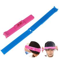 „Pasidaryk pats“ plaukų kirpimo mašinėlė Fringe Tool Clipper Comb Guide for Cute Hair Bang Level Liniuotė rožinė