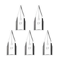5PCS Replacement Pen Nib for Iridium Pen Tips Medium Nib Extre Fine Nib Optional for Ideal for Most Fountain Pen Office 0.38mm