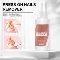Klijų nuėmiklis 60ml Klijų nuėmiklis dirbtiniams nagams Nagų klijų nuėmiklis Lengvai nuimamas Greitas Kietų klijų nuėmiklis One Size white