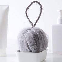 Bath Shower Body Sponge Mesh Net Ball Exfoliate Puff Color Randomly Send gray