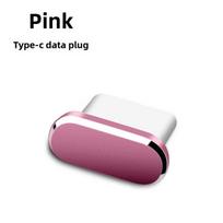 USB Type C Apsauga nuo dulkių, USB C prievado dangteliai nuo dulkių, Suderinami su Type C įkrovimu Huawei Xiaomi Samsung Mobile Dust rožinė