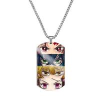 Tanjiro Nezuko Inosuke Zuhira Nerūdijančio Plieno Spalvos Spausdintas Karoliukų Rinkinys Šventinės Dovanos Steel