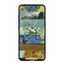 Telefono dėklas Samsung Galaxy S25 S24 S23 iPhone 16 15 Xiaomi Redmi Note 14 13 12 16E X 11 Pro Max OPPO Moto Huawei Dizainas Van Gogas Žvaigždėtas vakaras Dangtelis for Xiaomi Poco C75 lubų spalva