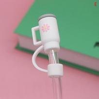 Straw Cover Cap For Stanley Cup Silicone Straw Topper Fit Stanley Oz Tumbler With Handle 10Mm Drinking Straw Tip Covers