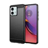 Dėklas Motorola Moto G84 5G Dėklas Moto G84 6,5 colio Anglies pluošto Smūgiams atsparus Silikoninis Bamperis Motorola Moto G84 For Moto G84 juoda