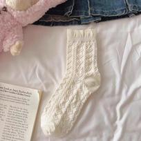 1 pora Lolita kojinių su kaspinėliu, vidutinio ilgio, preppy stiliaus, princesės kojinės, Jk gatvės drabužiai one size