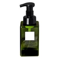 Putų pompos buteliukas, 450 ml talpos, spaudžiamo tipo muilo dozatorius, daugkartinio naudojimo putojantis buteliukas prausimuisi. black