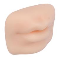 Silikoninis lūpų modelis 3D pusiau permanentinis minkštas mikrobleidingas realistiškas lūpų auskarų vėrimo praktikos modelis