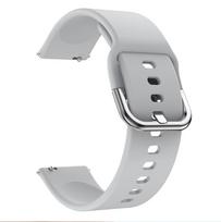 Silikoninis apyrankės dirželis Huawei Watch GT 2 46MM/GT2 Active 46m išmaniajam laikrodžiui, apyrankė Huawei Watch GT2 42MM, apyrankė Correa 22mm for GT2 46MM pilka spalva
