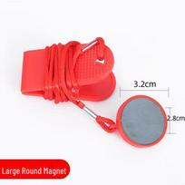 Treadmill Safety Lock: Emergency Stop Clip & Magnetic Buckle red