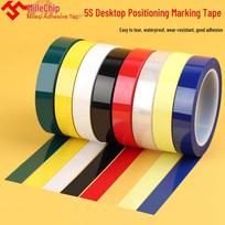 Whiteboard Positioning Tape, Colored Mylar Tape for Marking and Identifying Fixed Positions. Green; 10mm x 66m