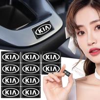 2/5/10 vnt. Automobilio logotipo emblema 3D lipdukai Anglies pluošto vairas Kia Rio Ceed Sportage Cerato Soul Sorento K2 K5 Apverčiami automobilio priedai 2pcs