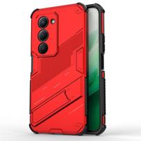 Dėklas Xiaomi Redmi 15, Viršelis Xiaomi Redmi 15, Punk stiliaus laikiklis, Patvarus buferis, Apsauginiai telefono dėklai ant Redmi 15 Funda Height 171mm&Redmi 15 raudona